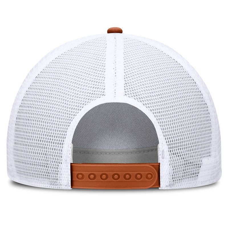 Unisex Nike  White Texas Longhorns Country Club Golfin' Rise Trucker Adjustable Hat