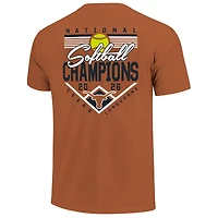 Unisex Texas Orange Longhorns 2026 NCAA Softball Women's College World Series National Champions Plate T-Shirt