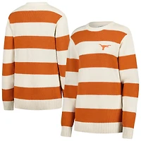 Pull unisexe Uscape Apparel crème Texas Longhorns Renew Knit Stadium