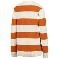 Unisex Uscape Apparel  Cream Texas Longhorns Renew Knit Stadium Sweater