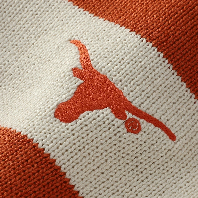 Unisex Uscape Apparel Cream Texas Longhorns Renew Knit Stadium Sweater