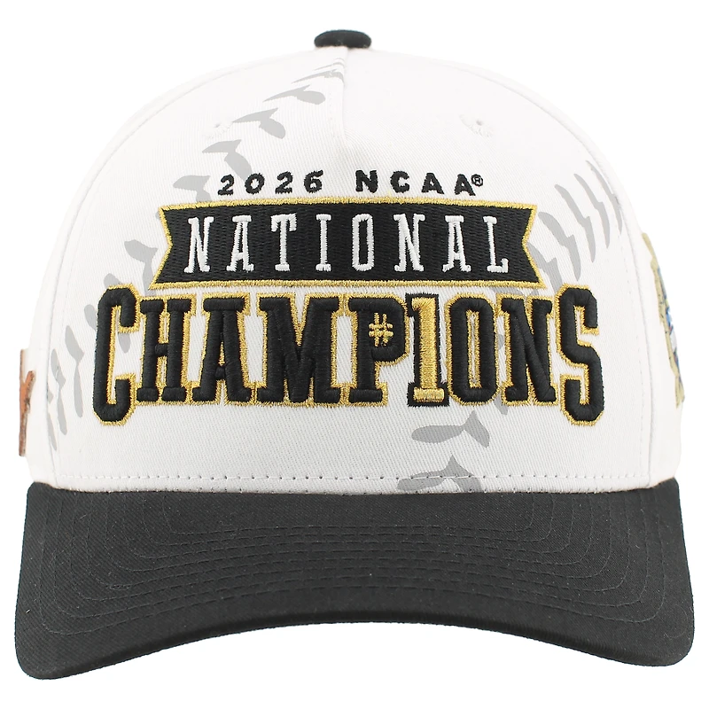 Unisex White Texas Longhorns 2026 NCAA Softball Women's College World Series Champions Locker Room Adjustable Hat