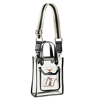 WEAR by Erin Andrews Texas Longhorns Clear Stadium Crossbody Purse with Coin Pouch