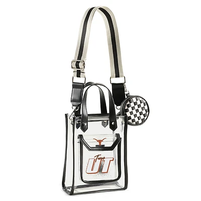 WEAR by Erin Andrews Texas Longhorns Clear Stadium Crossbody Purse with Coin Pouch