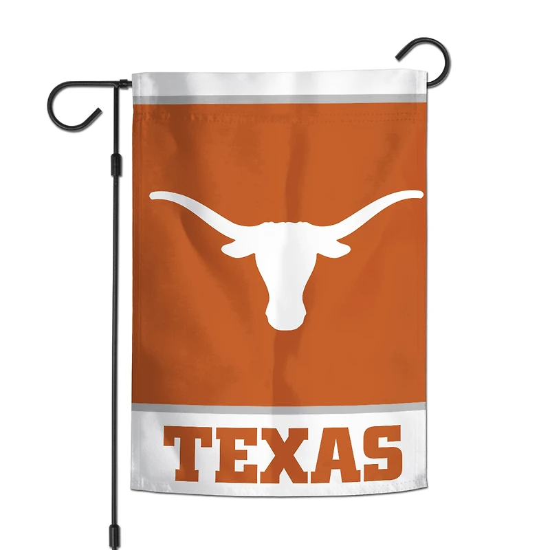 Drapeau de jardin double face WinCraft Texas Longhorns 12" x 18"
