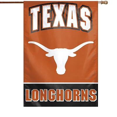 Drapeau de maison WinCraft Texas Longhorns 28" x 40" avec nom complet