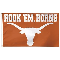 Drapeau WinCraft Texas Longhorns 3' x 5' Hook 'Em à une face