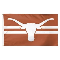 WinCraft Texas Longhorns Drapeau simple face de luxe à rayures horizontales 3 pi x 5 pi