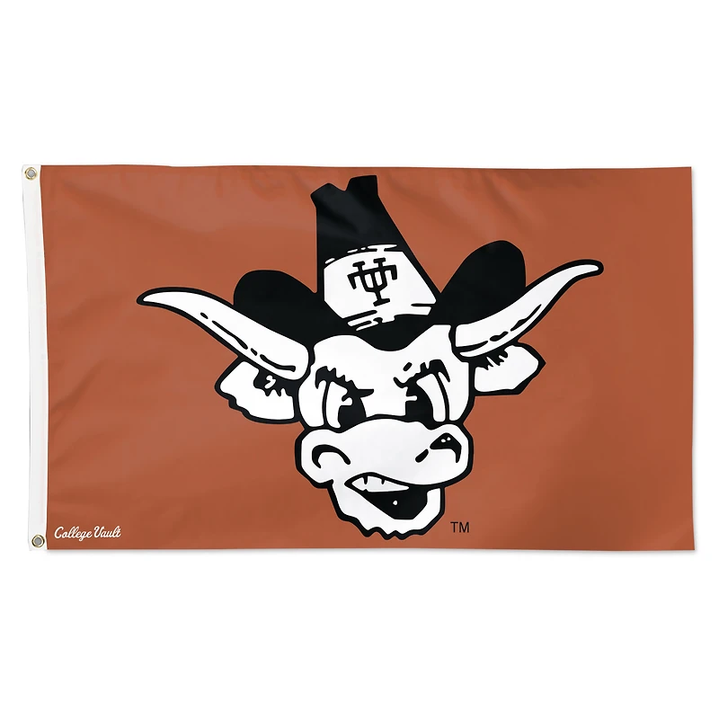 Drapeau de luxe WinCraft Texas Longhorns 3'' x 5'' simple face
