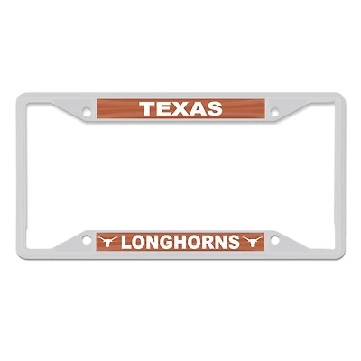 Cadre de plaque d'immatriculation chromé WinCraft Texas Longhorns