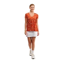 Women's Smith & Quinn Orange Texas Longhorns Blake Floral V-Neck Top