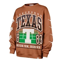 Sweat-shirt oversize Texas Longhorns « 47 » orange pour femme