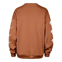 Women's '47 Texas Orange Longhorns Go Big Oversized Pullover Sweatshirt