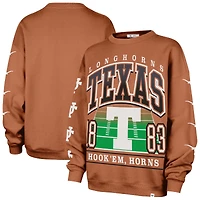 Sweat-shirt oversize Texas Longhorns « 47 » orange pour femme