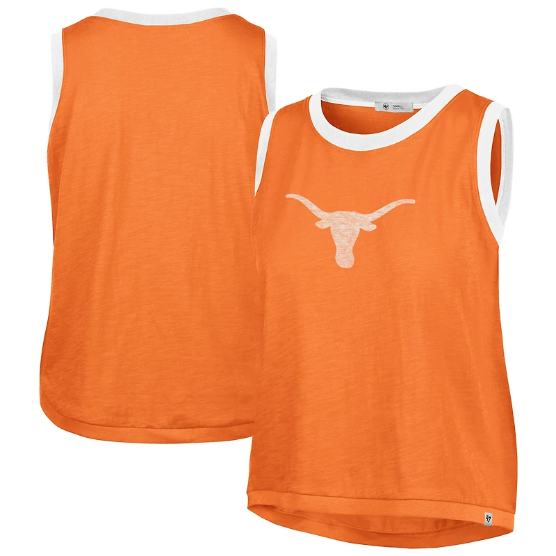Débardeur Premier Ringer Texas Orange '47 pour femme des Longhorns