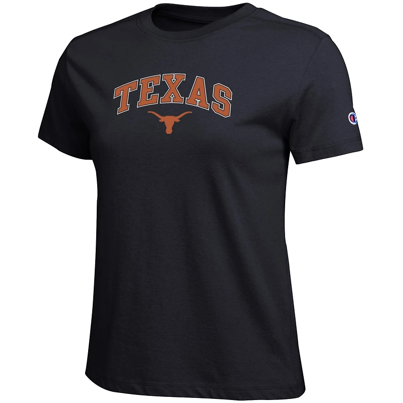 Women's Champion Texas Longhorns Arched Over Logo T-Shirt