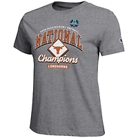 Women's Champion Gray Texas Longhorns 2026 NCAA Softball College World Series Champions Locker Room T-Shirt