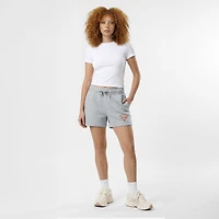 Women's Champion  Gray Texas Longhorns Powerblend Elastic Waist Shorts