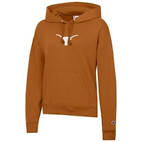 Women's Champion Orange Texas Longhorns Powerblend Fleece Hoodie