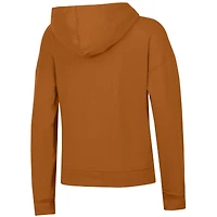 Sweat à capuche en polaire Powerblend orange Champion Texas Longhorns pour femme