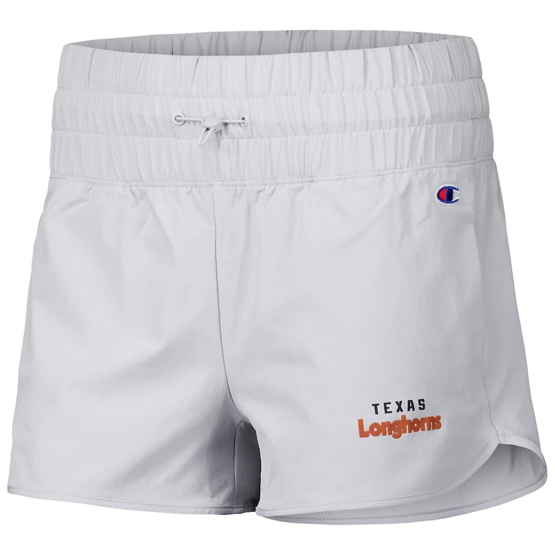Women's Champion Silver Texas Longhorns Tailgate Her Woven Shorts