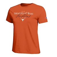 Women's Champion  Texas Orange Longhorns Lifestyle T-Shirt
