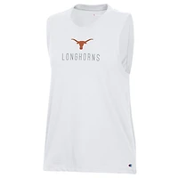 Débardeur blanc Champion Texas Longhorns pour femme