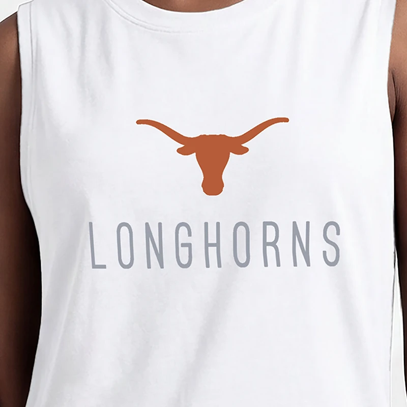 Women's Champion White Texas Longhorns Lifestyle Tank Top