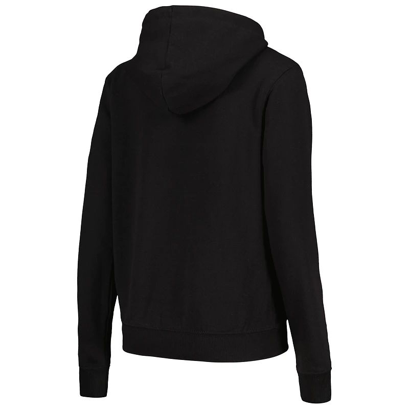 Women's Colosseum  Black Texas Longhorns Big Logo Pullover Hoodie