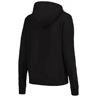 Women's Colosseum  Black Texas Longhorns Big Logo Pullover Hoodie