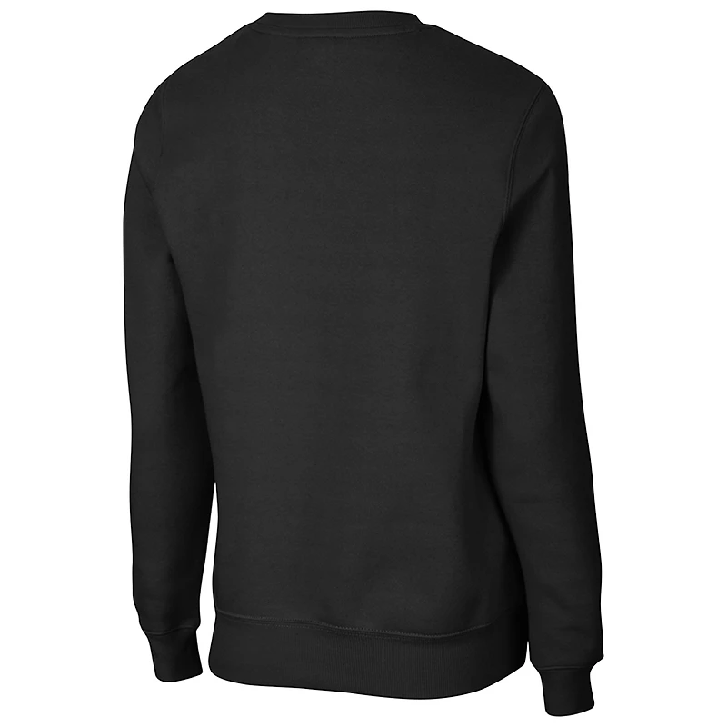 Women's Colosseum Black Texas Longhorns Campanile Pullover Sweatshirt