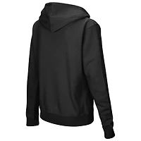 Women's Colosseum Black Texas Longhorns Loud and Proud Pullover Hoodie