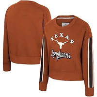 Women's Colosseum  Texas Orange Longhorns Honeymoon Sweatshirt