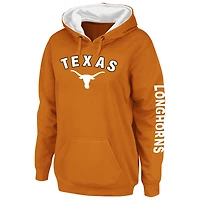 Women's Colosseum Texas Orange Longhorns Loud and Proud Pullover Hoodie