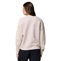 Sweat-shirt matelassé Hart Mountain™ crème pour femme des Texas Longhorns de Columbia