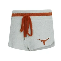 Women's Concepts Sport Gray/Orange Texas Longhorns Whitley Long Sleeve Hoodie Top & Shorts Set