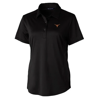 Women's Cutter & Buck Black Texas Longhorns Prospect Polo
