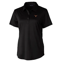 Women's Cutter & Buck Black Texas Longhorns Prospect Polo