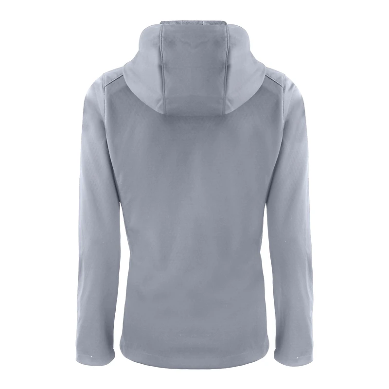 Veste zippée intégrale recyclée Evoke Eco Softshell pour femme, grise, des Texas Longhorns Alumni Cutter & Buck