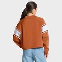 Sweat-shirt surdimensionné à manches raglan pour femme, couleur orange, Texas Longhorns, motif Hometown Premium Punt Coverage