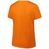 T-shirt à col rond mince et taille plus Fanatics Texas Orange Longhorns pour femmes