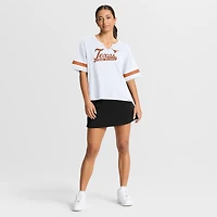 Women's Fanatics White Texas Longhorns Hometown Premium Script T-Shirt