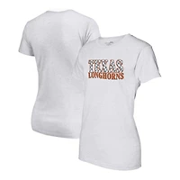 V105855 Texas 240137_CR6710 IM1 Nom de l'équipe à carreaux pour femmes T-shirt SS Triblend ondulé TEELADRIB TEX240137_CR6710_HEWH #6