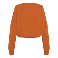 Pull oversize en tricot lierre orange brûlé Texas Longhorns pour femme Hype and Vice