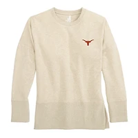 Sweat-shirt à capuche johnnie-O pour femme, couleur avoine, Texas Longhorns, Brittany Tri-Blend