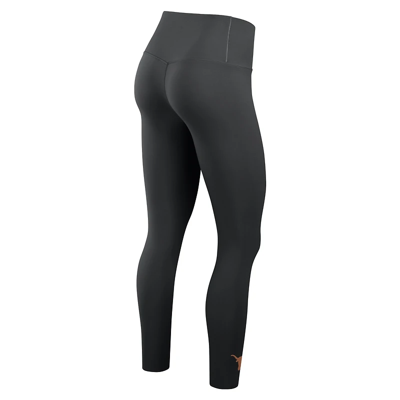 Leggings 7/8 Nike Texas Longhorns Zenvy taille haute Dri-FIT noirs pour femmes