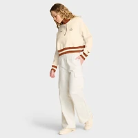 Sweat-shirt Nike Tan Texas Longhorns Legacy à demi-zip pour femme