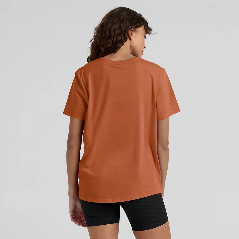 T-shirt Nike Texas Orange Longhorns Local Script pour femme