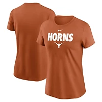 Women's Nike Texas Orange Longhorns Local Ultimate Chant T-Shirt