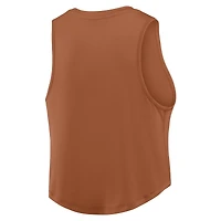 Débardeur court Nike Texas Orange Longhorns One Dri-FIT pour femme